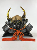 Japanese Bronze Kabuto Samurai Helmet Display Vtg Takeda Shingen Okimono ID549