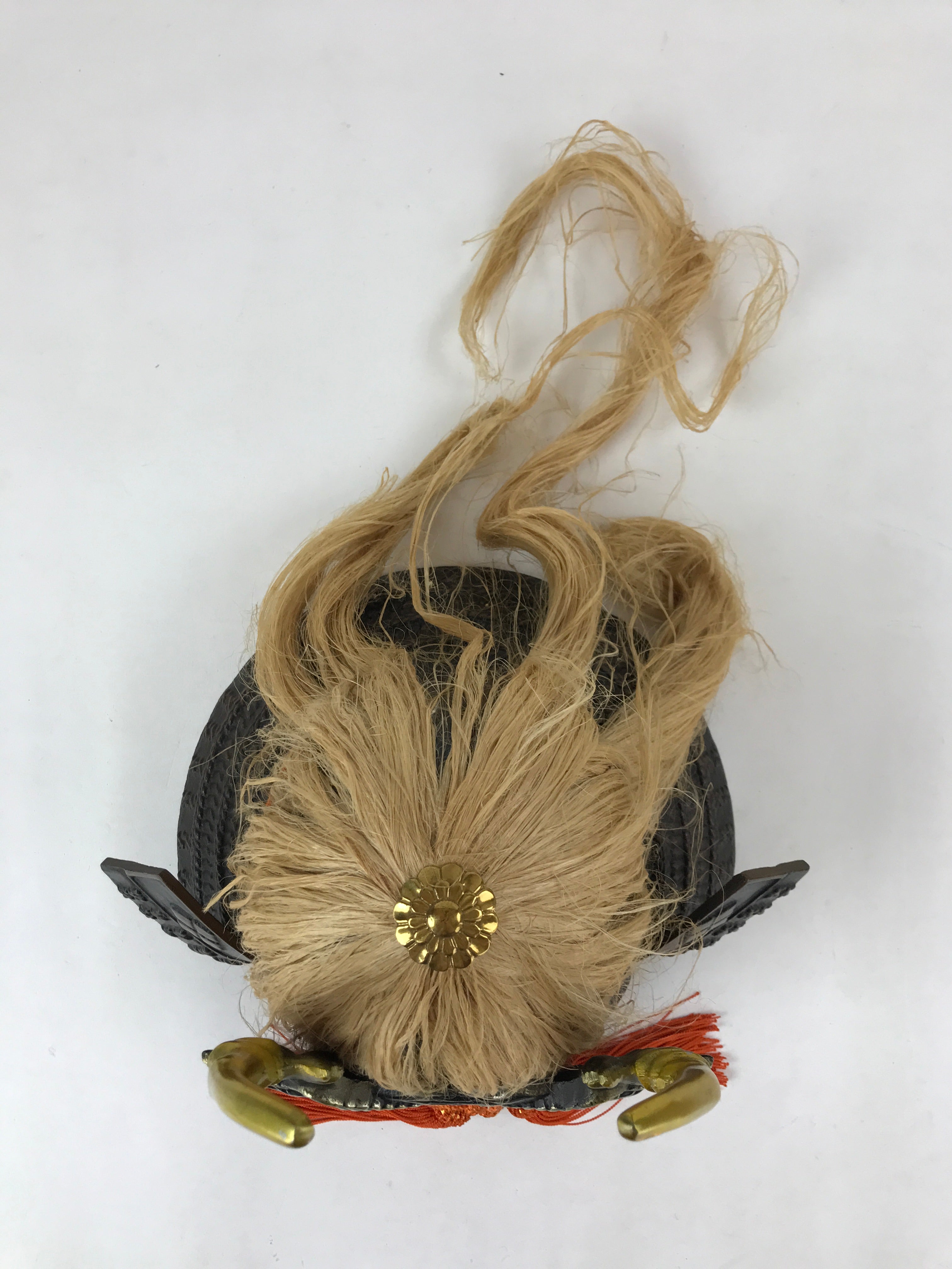 Japanese Bronze Kabuto Samurai Helmet Display Vtg Takeda Shingen Okimono ID549