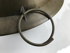 Japanese Bronze Metal Traditional Kama Rice Cooker Vtg Kamado Stove Pot T116