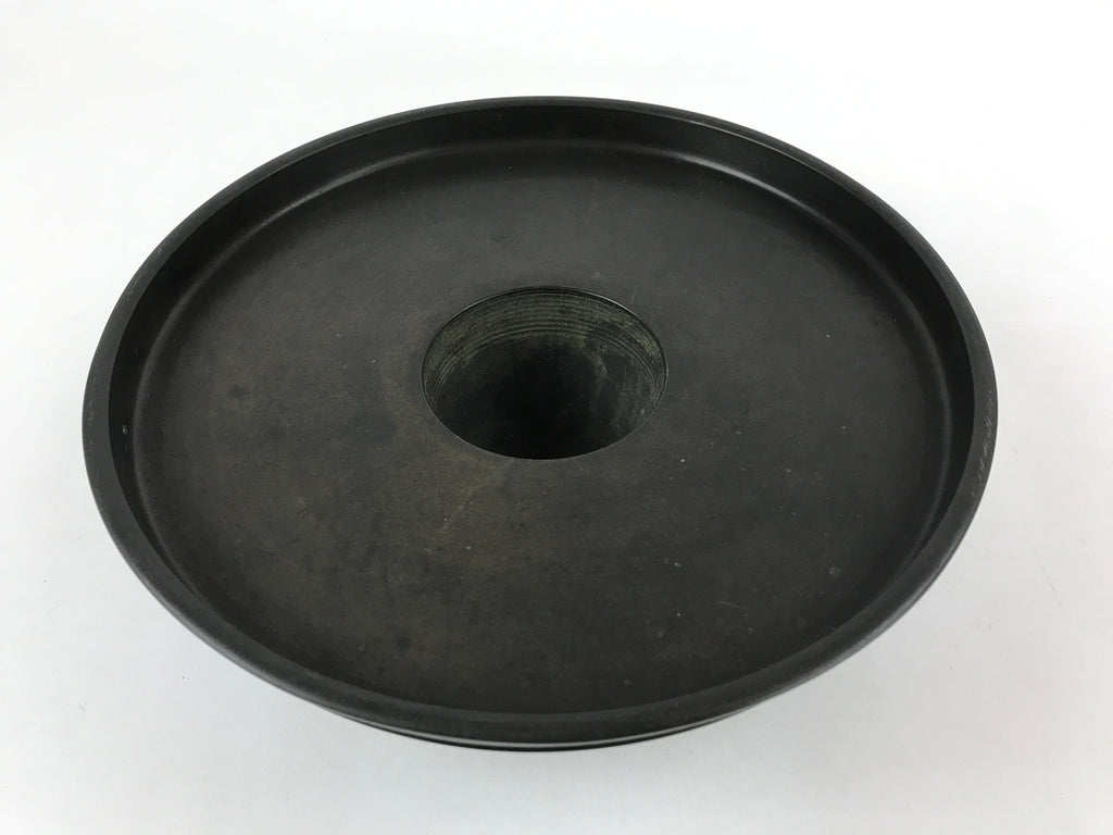 Japanese Bronze Usubata Flower Vase Top Vtg Ikebana Arrangement Kabin UB54