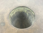 Japanese Bronze Usubata Flower Vase Top Vtg Ikebana Arrangement Kabin UB54