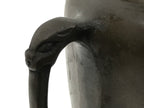 Japanese Bronze Usubata Flower Vase Vtg Ikebana Arrangement 2pc Kabin UB59