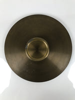 Japanese Bronze Usubata Flower Vase Vtg Ikebana Arrangement 2pc Kabin UB61