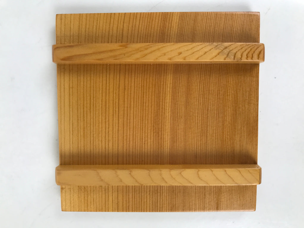 Japanese Brushed Lacquer Lidded Wooden Box Dish Vtg Kaiseki Meal Brown L413