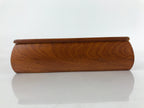 Japanese Brushed Lacquer Wood Lidded Fumibako Letter Box Vtg Raden Kikyo FB85