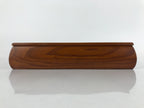 Japanese Brushed Lacquer Wood Lidded Fumibako Letter Box Vtg Raden Kikyo FB85