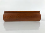 Japanese Brushed Lacquer Wood Lidded Fumibako Letter Box Vtg Raden Kikyo FB85