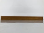 Japanese Brushed Lacquer Wood Serving Tray Obon Rectangle Bellflower Kikyo L587