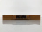 Japanese Brushed Lacquer Wood Serving Tray Obon Rectangle Bellflower Kikyo L587