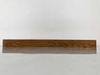 Japanese Brushed Lacquer Wood Serving Tray Obon Rectangle Bellflower Kikyo L587