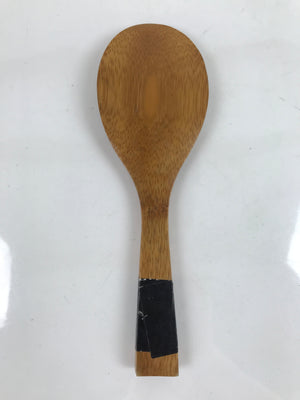 Japanese Brushed Lacquer Wood Sushi Rice Paddle Vtg Spatula Scoop Shamoji JK743