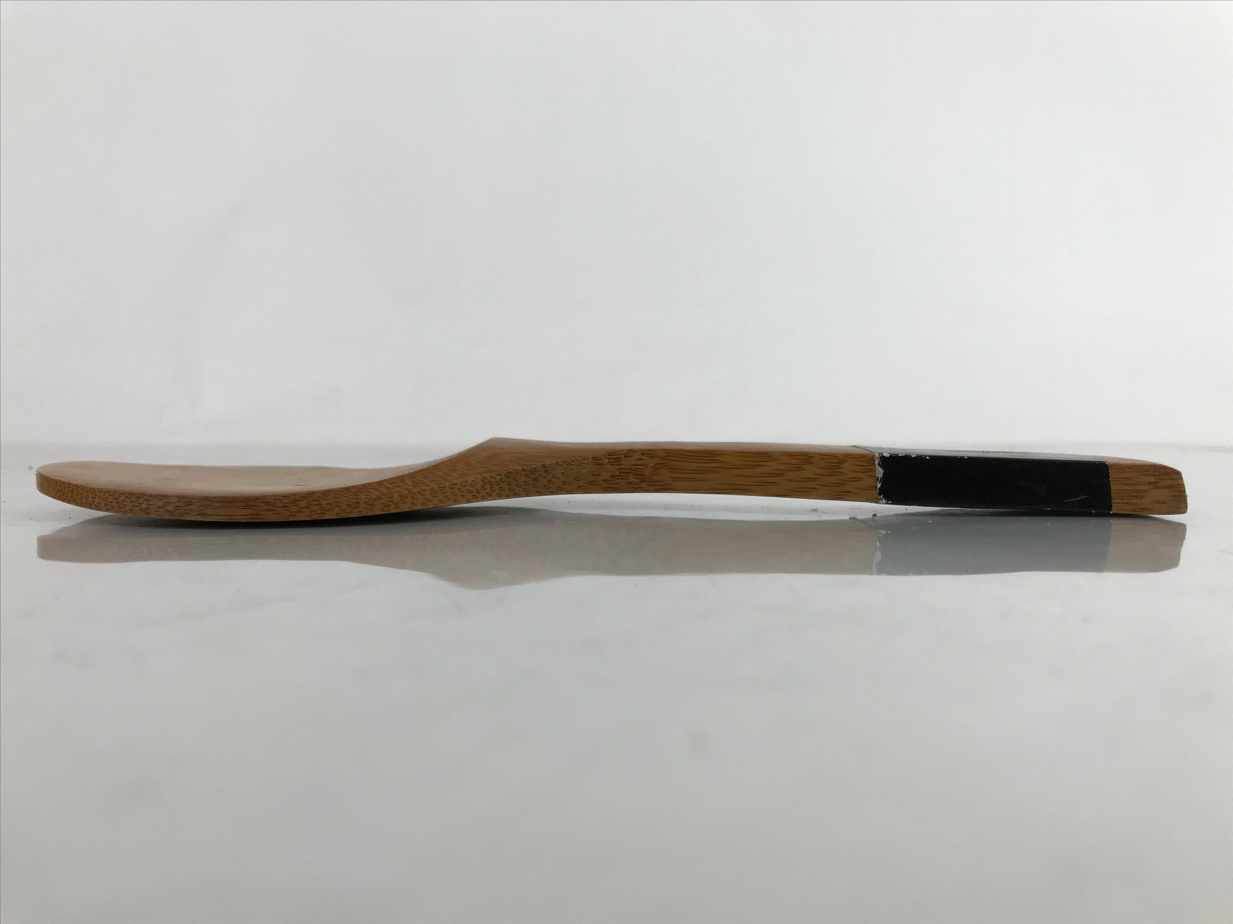 Japanese Brushed Lacquer Wood Sushi Rice Paddle Vtg Spatula Scoop Shamoji JK743