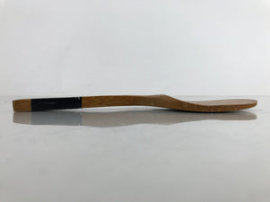 Japanese Brushed Lacquer Wood Sushi Rice Paddle Vtg Spatula Scoop Shamoji JK743