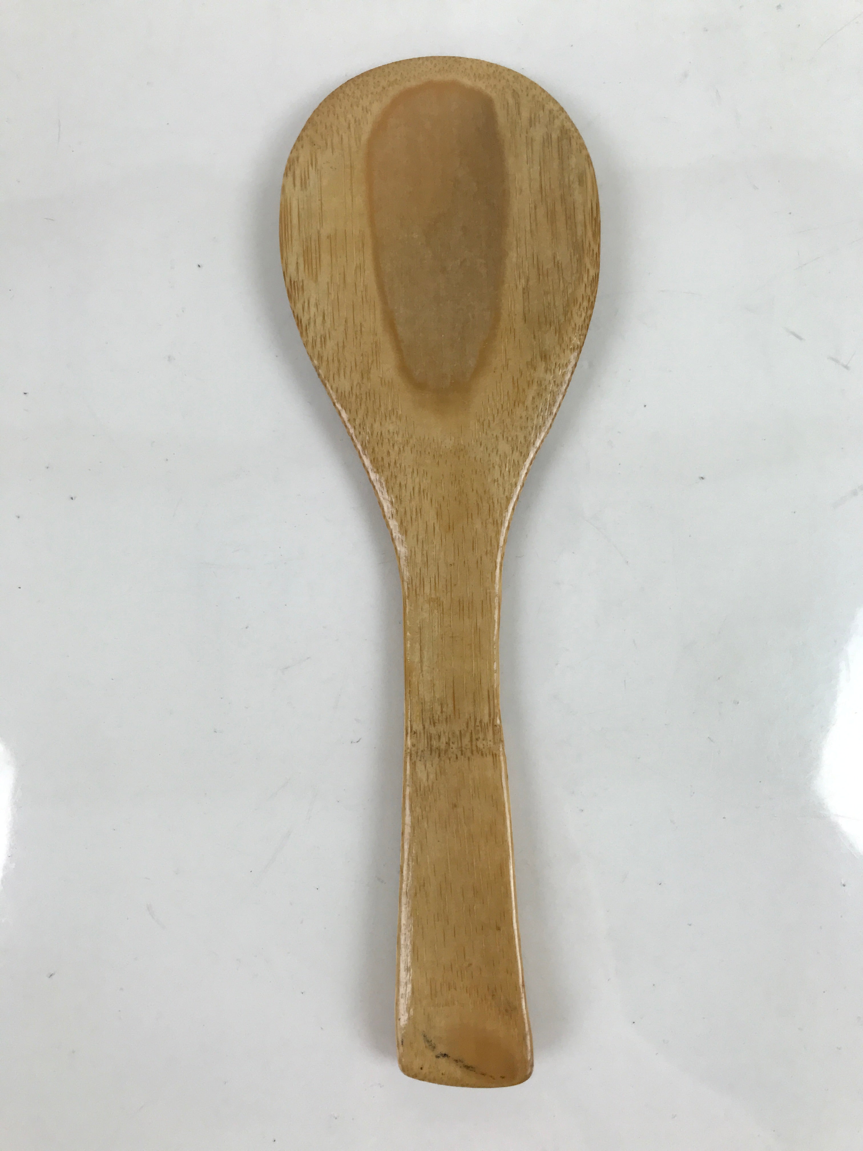 Japanese Brushed Lacquer Wood Sushi Rice Paddle Vtg Spatula Scoop Shamoji JK744