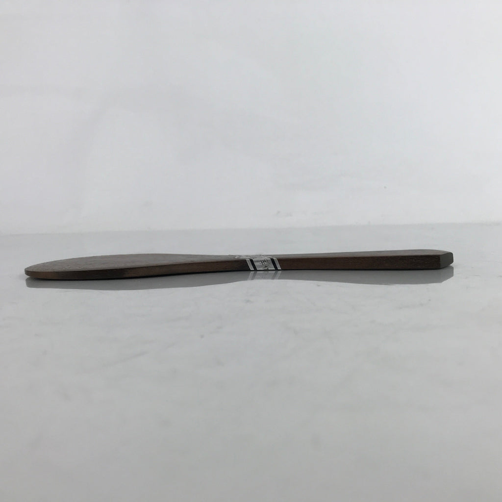 Japanese Brushed Lacquer Wood Sushi Rice Paddle Vtg Spatula Scoop Shamoji JK755