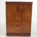 Japanese Brushed Lacquer Wood Tansu Storage Chest Vtg Haribako 3 Drawers T389