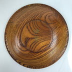 Japanese Brushed Lacquer Wooden Drink Saucer Vtg Chataku Coaster 3pc Makie L284