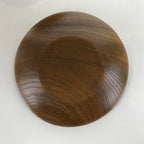 Japanese Brushed Lacquer Wooden Drink Saucer Vtg Chataku Coaster 5pc Set LWB95