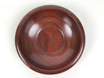 Japanese Brushed Lacquer Wooden Drink Saucer Zelkova Chataku Coaster Brown L463