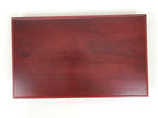 Japanese Brushed Lacquer Wooden Flower Vase Stand Kadai Ikebana Bonsai Red WT597