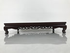 Japanese Brushed Lacquer Wooden Flower Vase Stand Vtg Kadai Ikebana Bonsai WT576