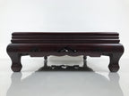 Japanese Brushed Lacquer Wooden Flower Vase Stand Vtg Kadai Ikebana Bonsai WT577