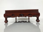 Japanese Brushed Lacquer Wooden Flower Vase Stand Vtg Kadai Ikebana Bonsai WT578