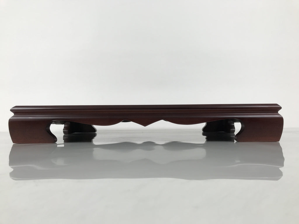 Japanese Brushed Lacquer Wooden Flower Vase Stand Vtg Kadai Ikebana Bonsai WT581