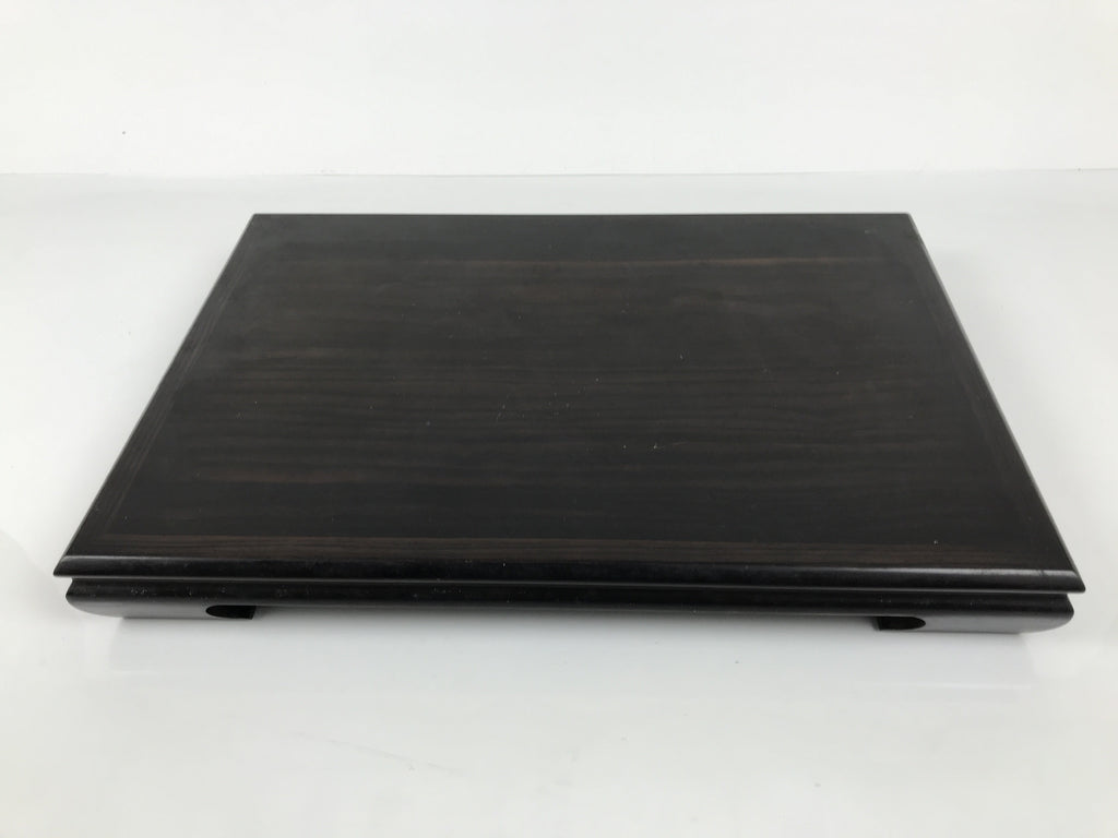 Japanese Brushed Lacquer Wooden Flower Vase Stand Vtg Kadai Ikebana Bonsai WT582