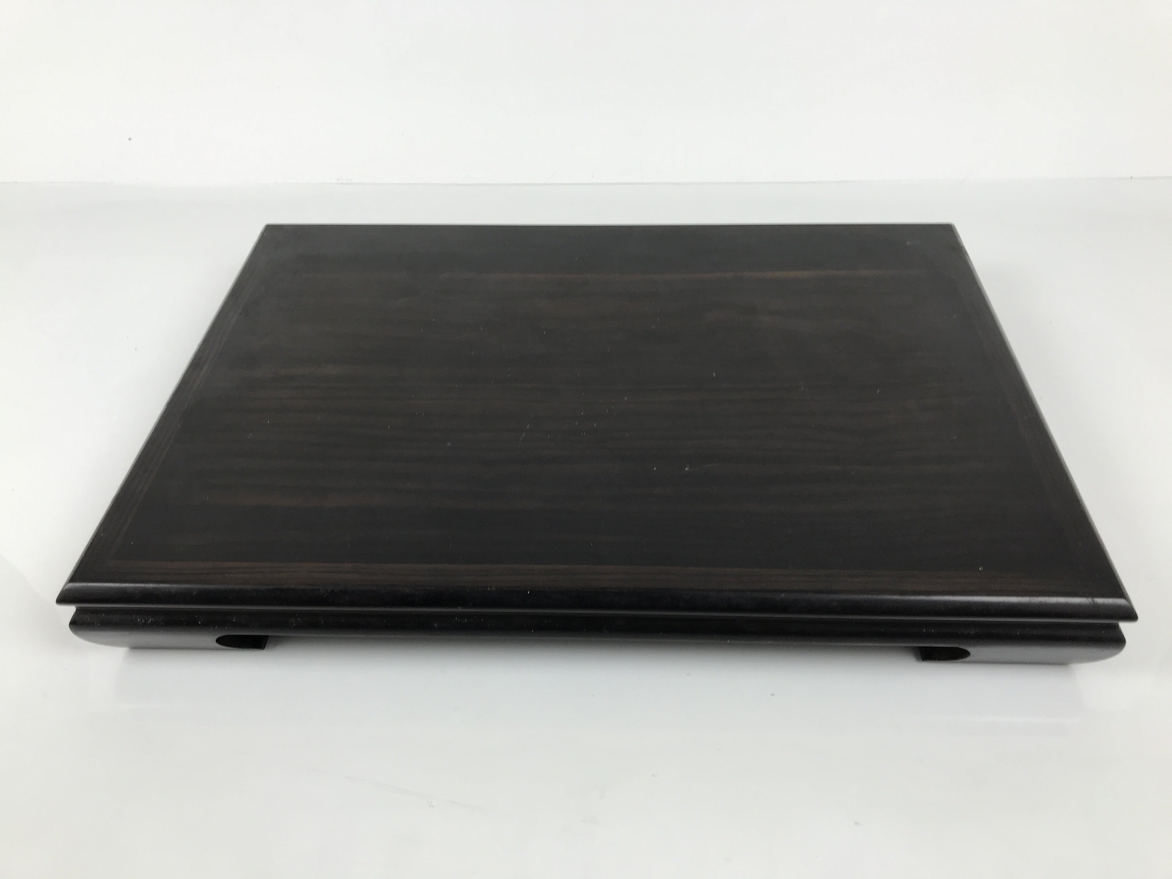 Japanese Brushed Lacquer Wooden Flower Vase Stand Vtg Kadai Ikebana Bonsai WT582