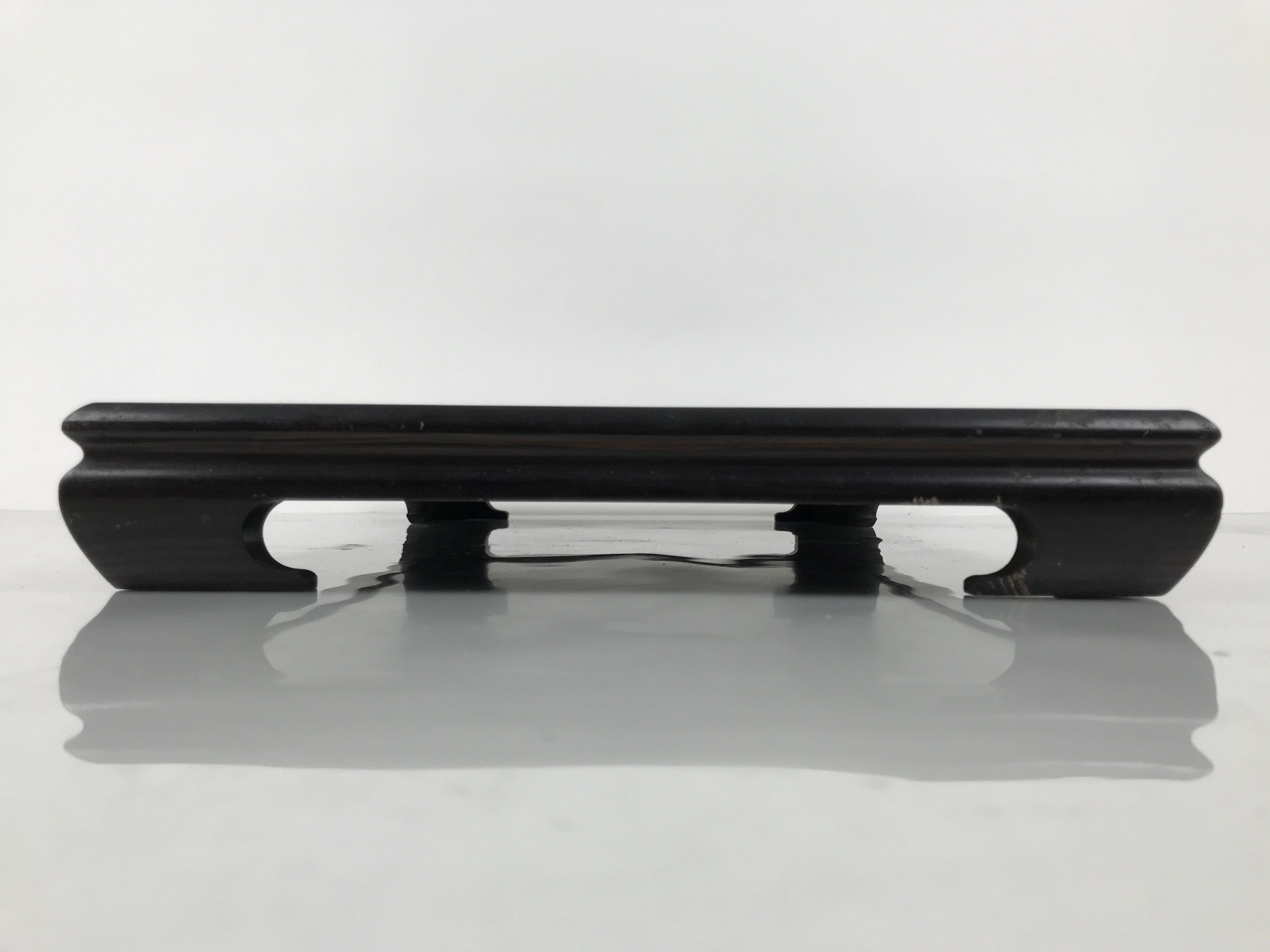 Japanese Brushed Lacquer Wooden Flower Vase Stand Vtg Kadai Ikebana Bonsai WT582