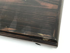 Japanese Brushed Lacquer Wooden Flower Vase Stand Vtg Kadai Ikebana Bonsai WT583