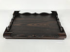Japanese Brushed Lacquer Wooden Flower Vase Stand Vtg Kadai Ikebana Bonsai WT583
