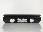 Japanese Brushed Lacquer Wooden Flower Vase Stand Vtg Kadai Ikebana Bonsai WT583