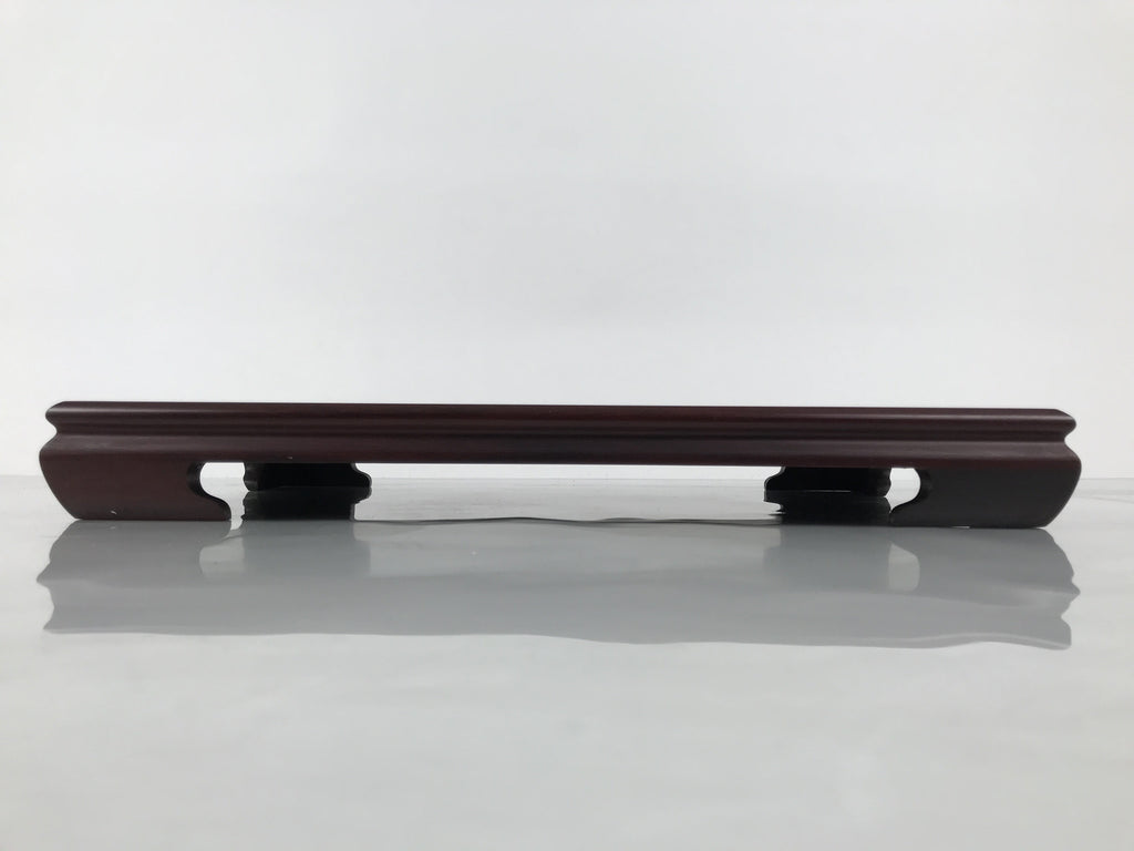 Japanese Brushed Lacquer Wooden Flower Vase Stand Vtg Kadai Ikebana Bonsai WT586