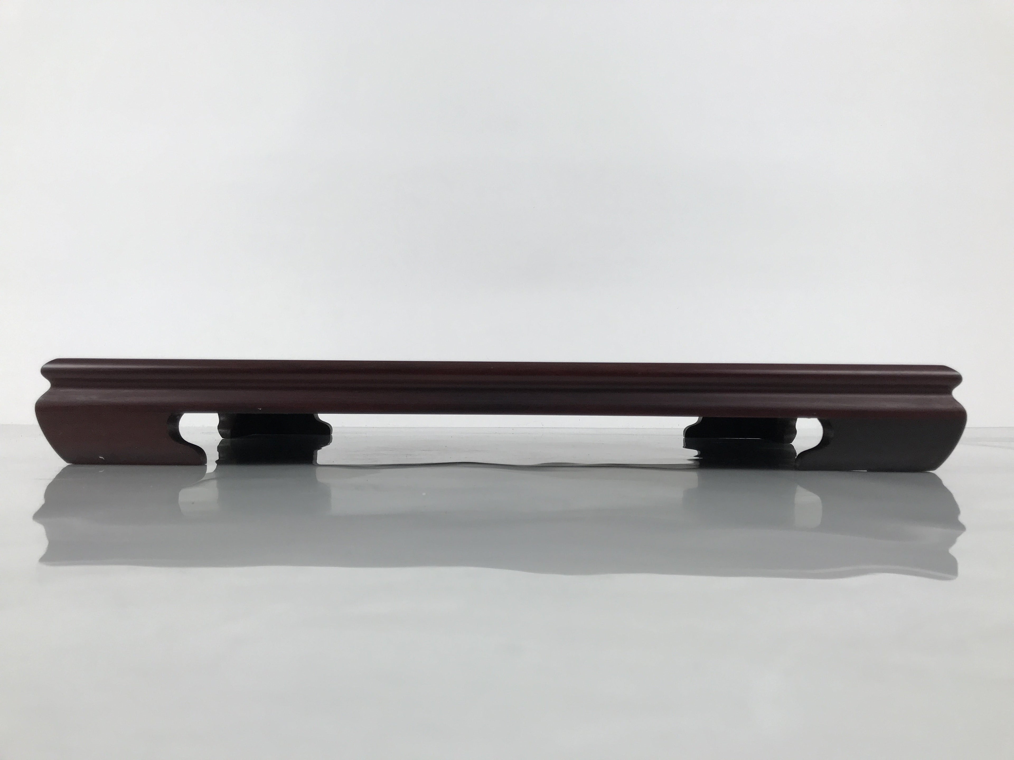 Japanese Brushed Lacquer Wooden Flower Vase Stand Vtg Kadai Ikebana Bonsai WT586