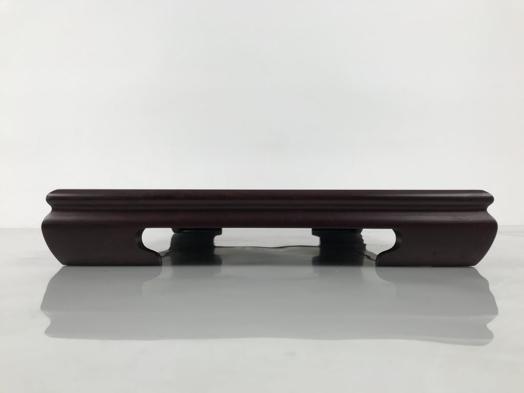 Japanese Brushed Lacquer Wooden Flower Vase Stand Vtg Kadai Ikebana Bonsai WT586