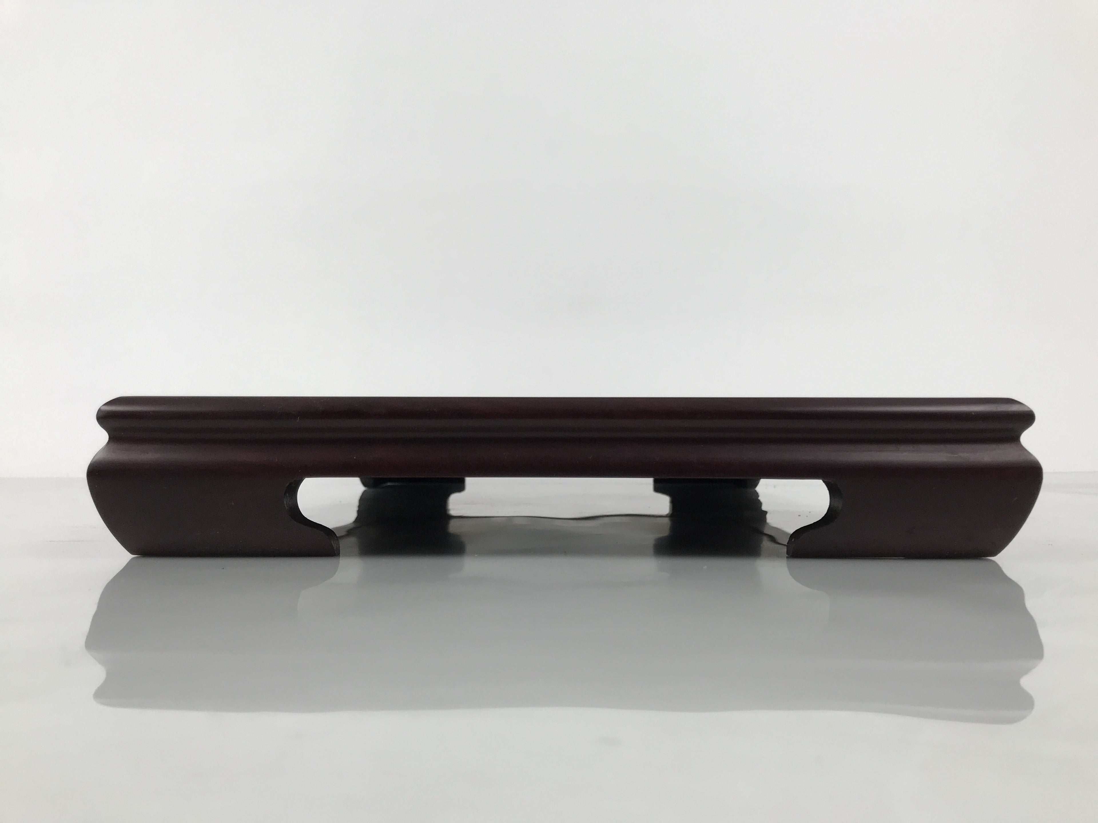 Japanese Brushed Lacquer Wooden Flower Vase Stand Vtg Kadai Ikebana Bonsai WT586