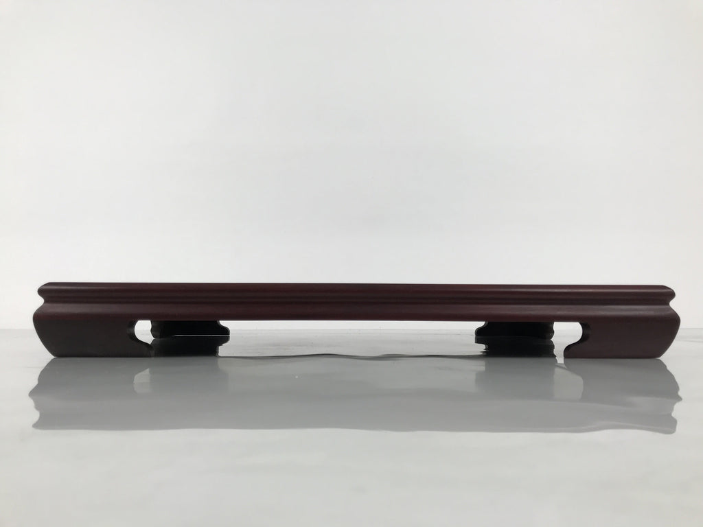 Japanese Brushed Lacquer Wooden Flower Vase Stand Vtg Kadai Ikebana Bonsai WT586