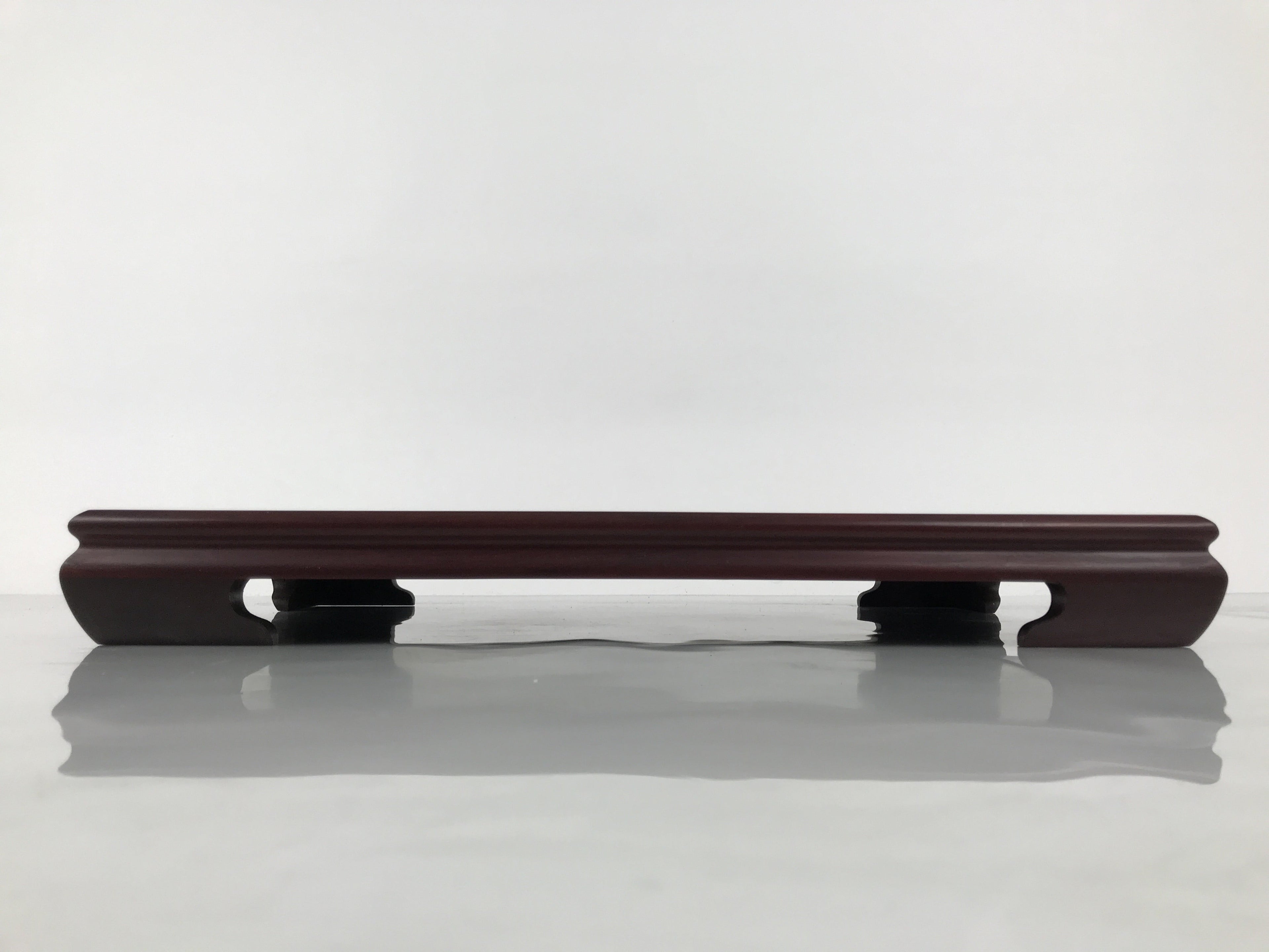 Japanese Brushed Lacquer Wooden Flower Vase Stand Vtg Kadai Ikebana Bonsai WT586