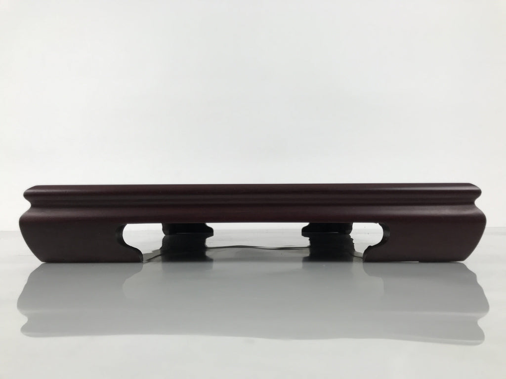 Japanese Brushed Lacquer Wooden Flower Vase Stand Vtg Kadai Ikebana Bonsai WT586