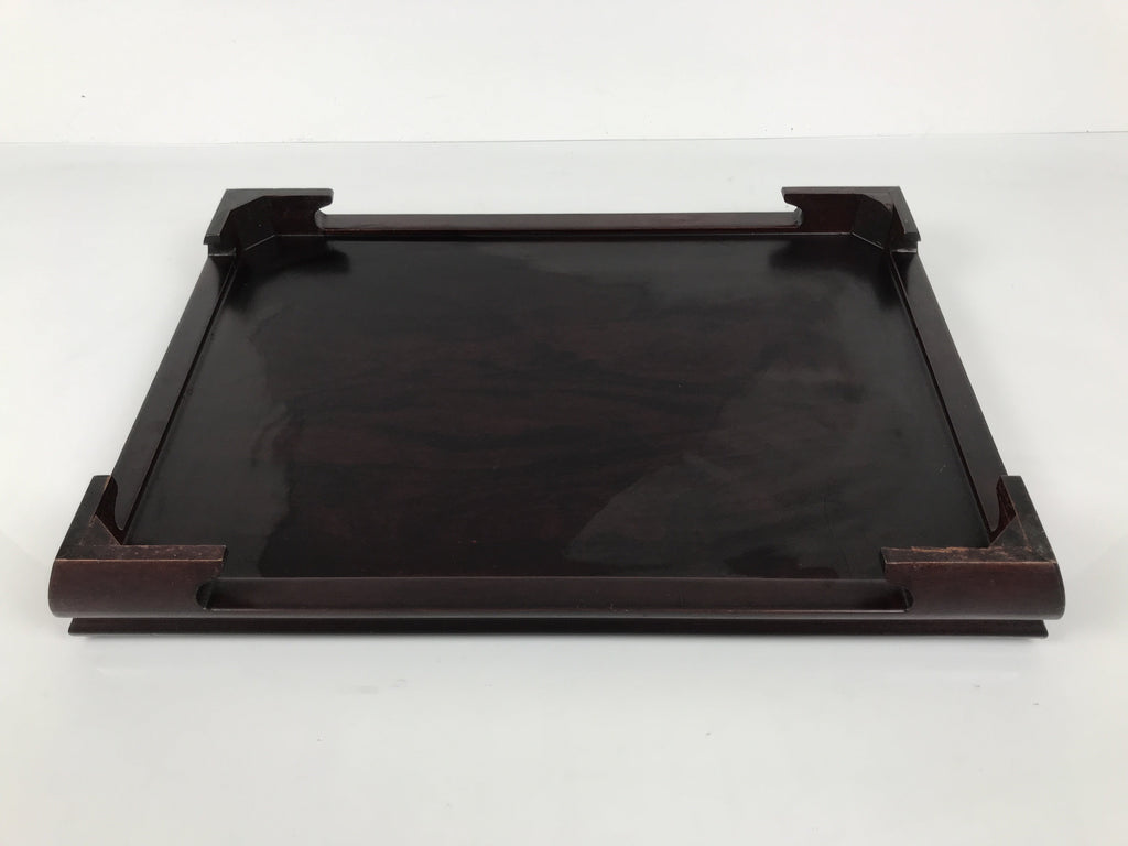 Japanese Brushed Lacquer Wooden Flower Vase Stand Vtg Kadai Ikebana Bonsai WT587