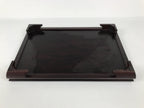 Japanese Brushed Lacquer Wooden Flower Vase Stand Vtg Kadai Ikebana Bonsai WT587