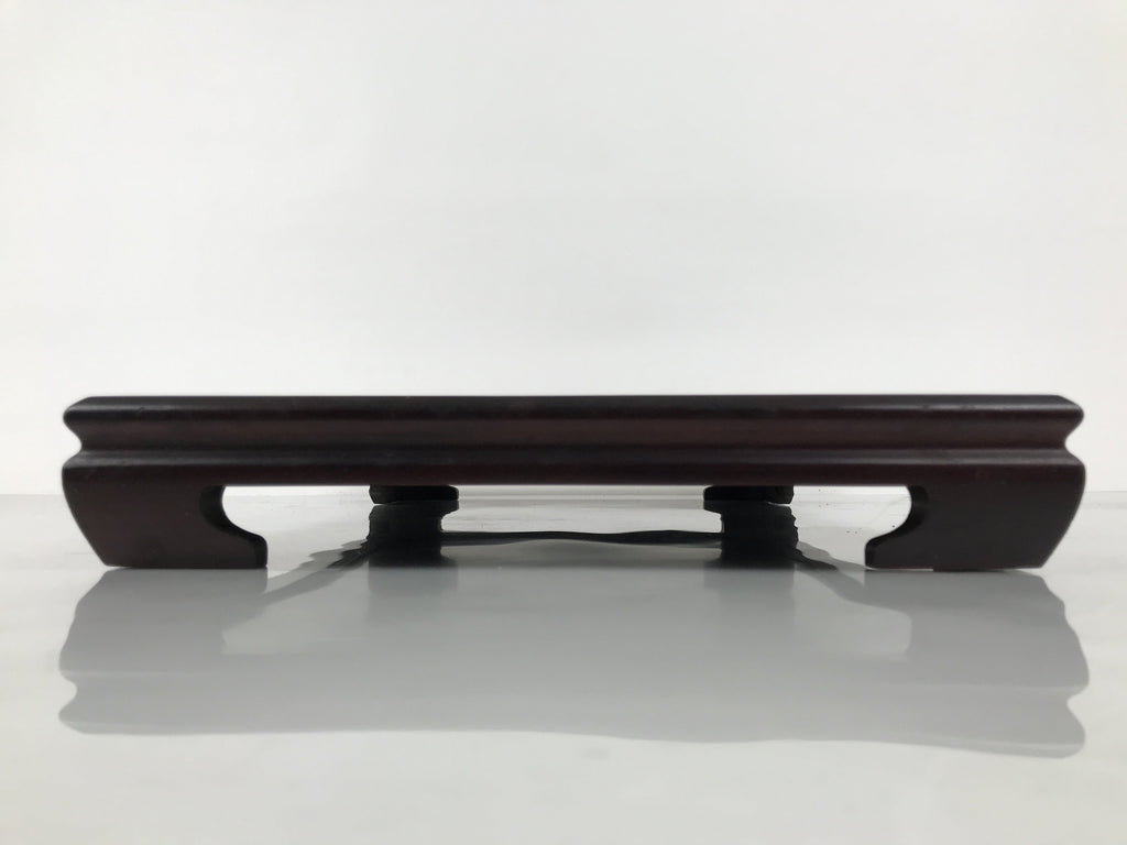 Japanese Brushed Lacquer Wooden Flower Vase Stand Vtg Kadai Ikebana Bonsai WT587