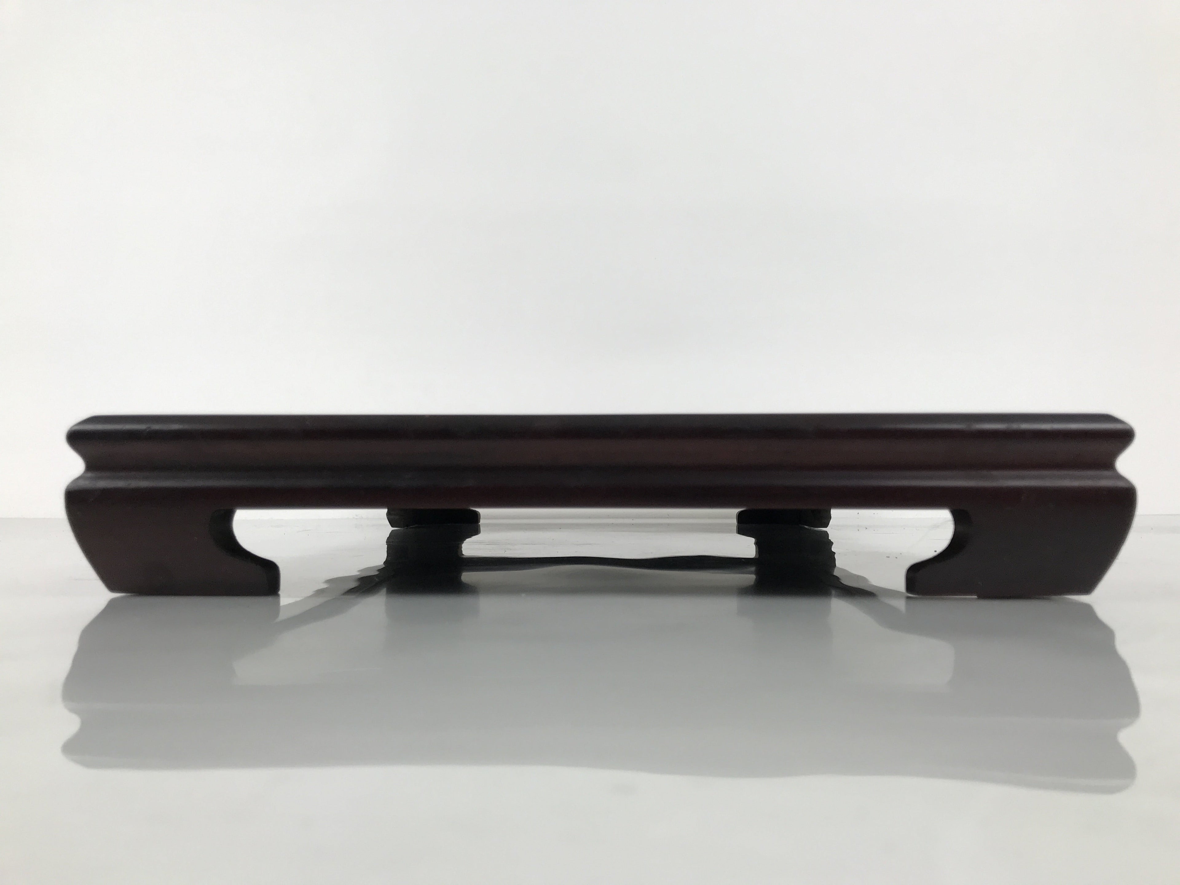 Japanese Brushed Lacquer Wooden Flower Vase Stand Vtg Kadai Ikebana Bonsai WT587