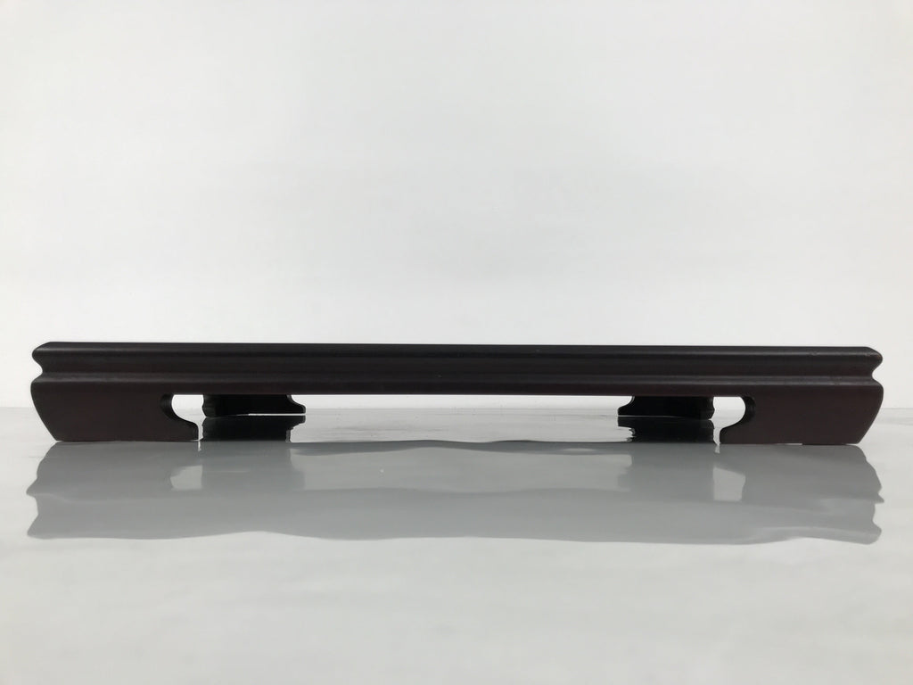Japanese Brushed Lacquer Wooden Flower Vase Stand Vtg Kadai Ikebana Bonsai WT587
