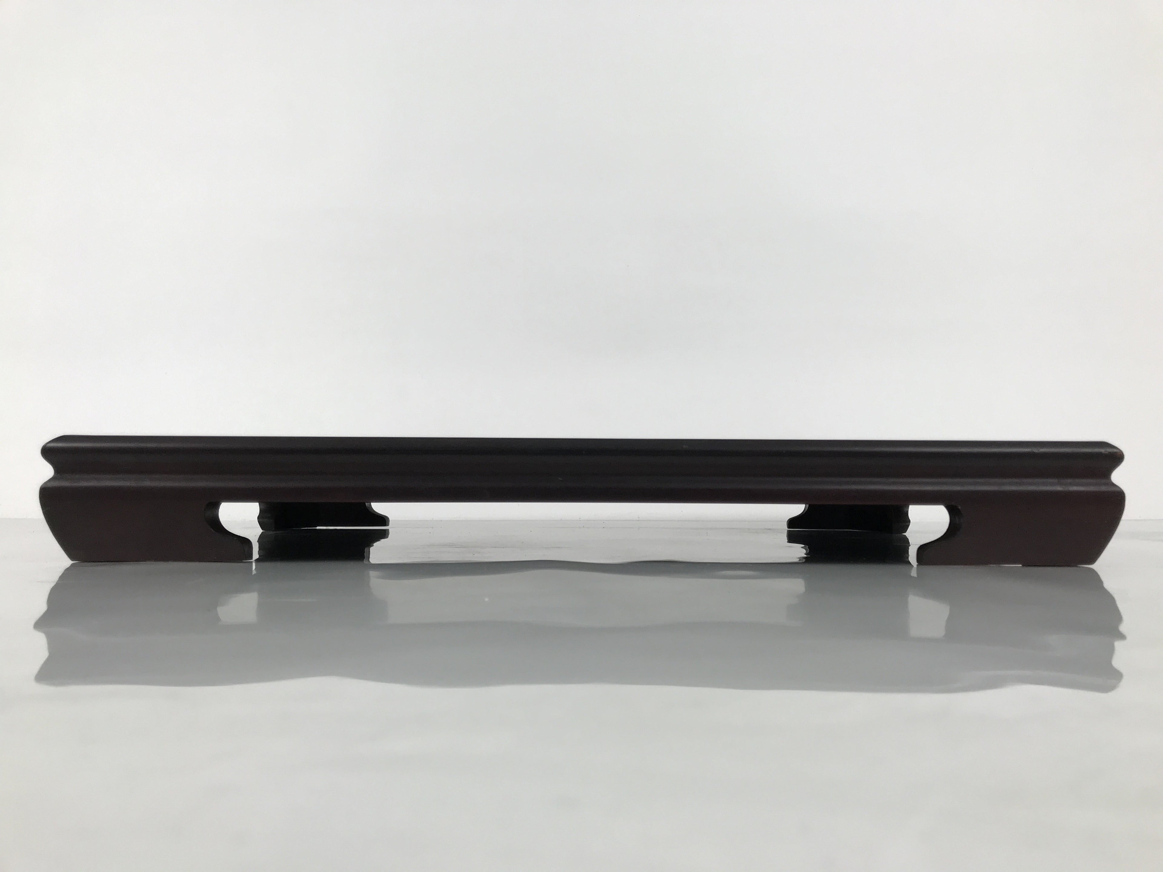 Japanese Brushed Lacquer Wooden Flower Vase Stand Vtg Kadai Ikebana Bonsai WT587