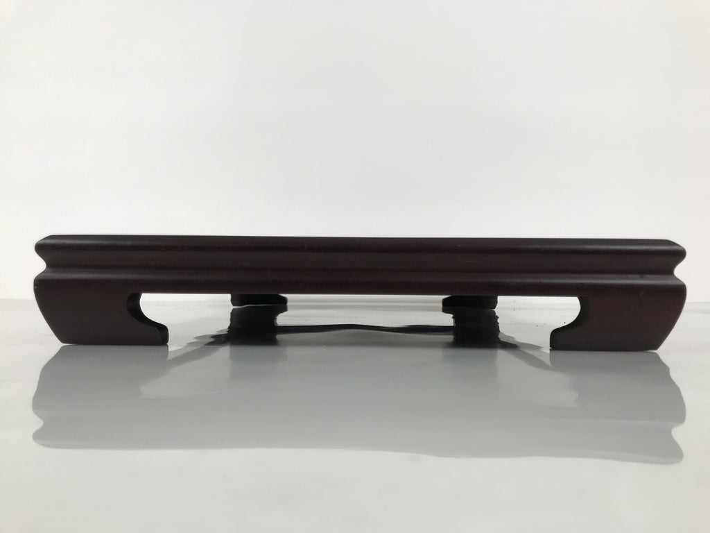 Japanese Brushed Lacquer Wooden Flower Vase Stand Vtg Kadai Ikebana Bonsai WT587