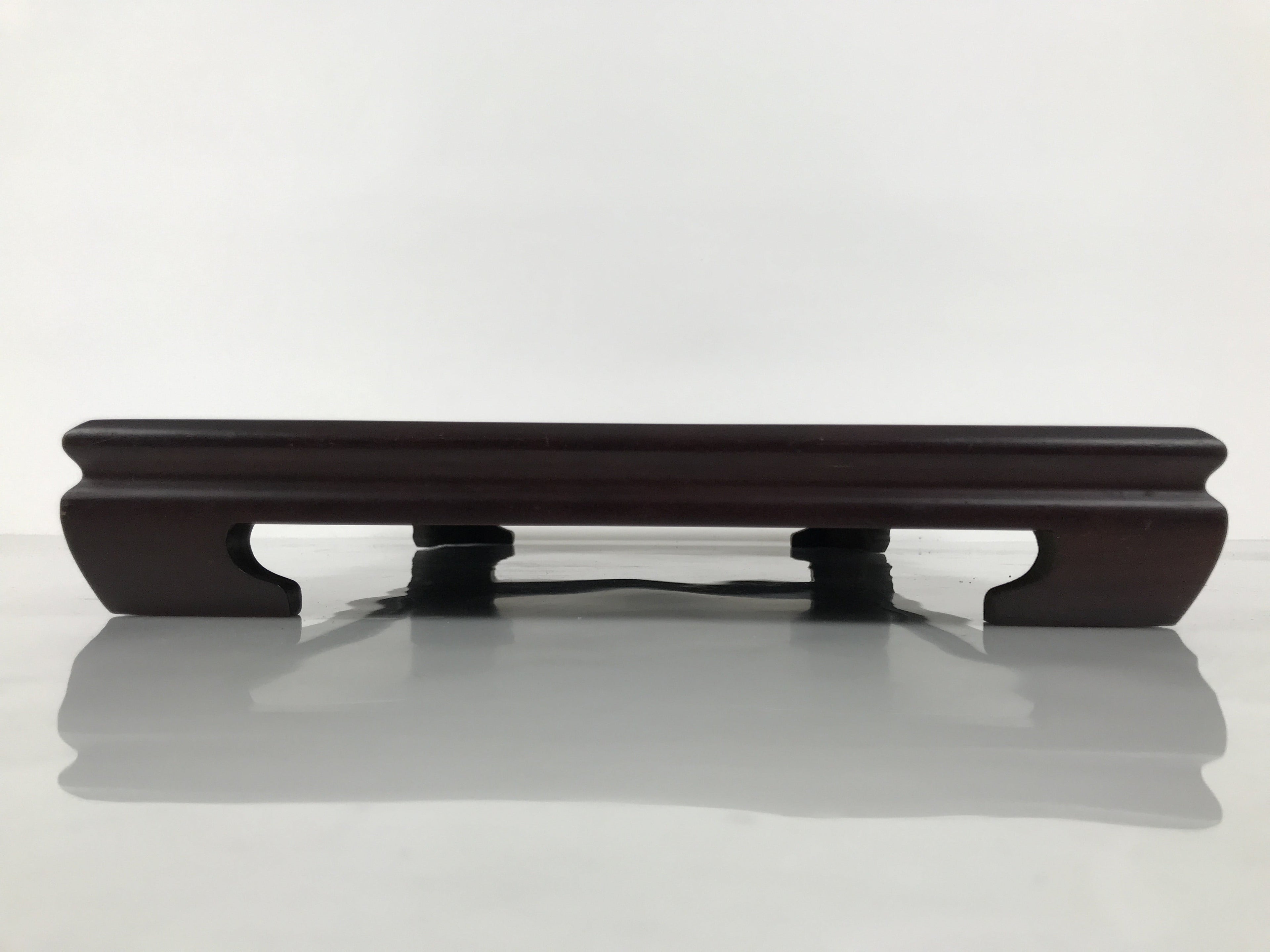 Japanese Brushed Lacquer Wooden Flower Vase Stand Vtg Kadai Ikebana Bonsai WT587