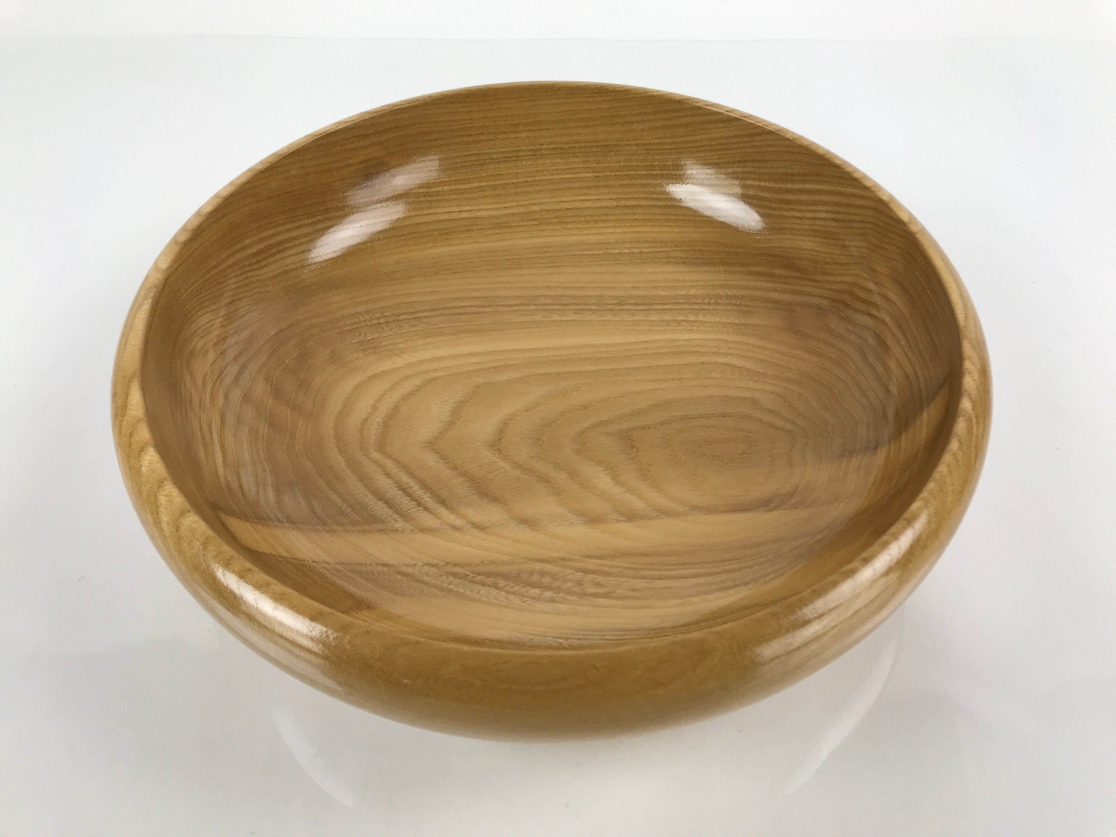Japanese Brushed Lacquer Wooden Kashiki Snack Bowl Vtg Kashibachi Brown L154